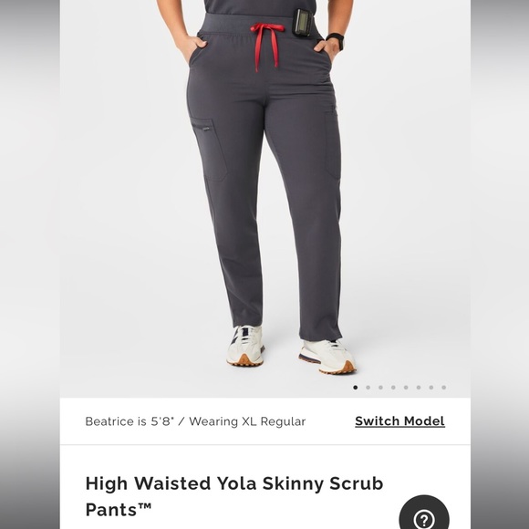 High waisted FIGS yola skinny scrub pants - Picture 1 of 9